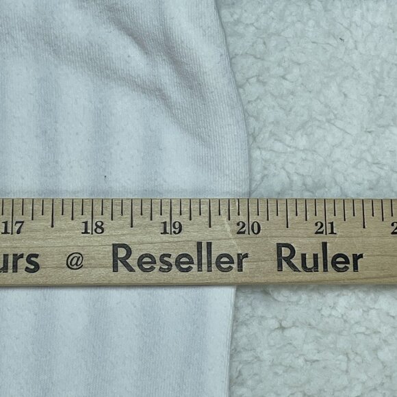 E.L.I. Sweater Womens Large White Black Stripe Cotton Blend Top Buttons Peru - Picture 3 of 7